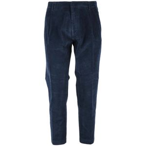 Dondup, Heren, Broeken, Blauw, Maat: W34 Katoen,