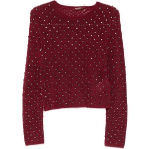 Max Mara, Dames, Truien, Roze, Maat: M Wol,