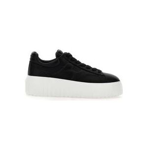 Hogan Zwarte Sneakers voor Heren , Black , Dames , Maat: 39 EU