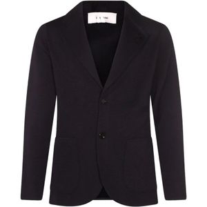 Lardini, Heren, Jassen, Zwart, Maat: XL Wol,