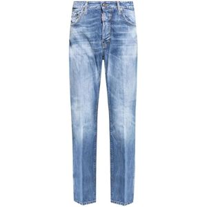 Dsquared2, Heren, Jeans, Blauw, Maat: XS Katoen,