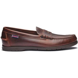 Sebago - Thetford Docksides - Loafers - Bruin - Leer