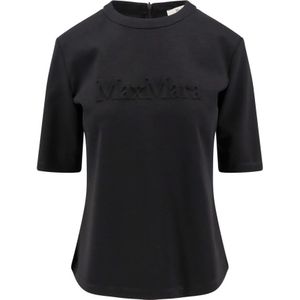 Max Mara, Dames, Tops, Zwart, Maat: XS Wol,