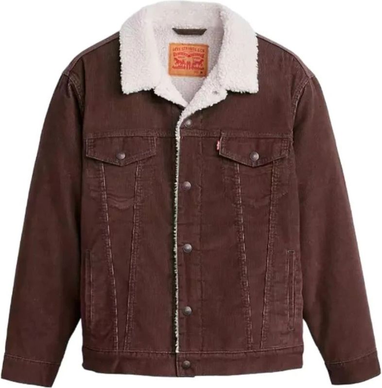 Levi's - Sherpa Chicory Jas - Bruin - Corduroy