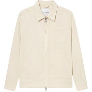 Les Deux, Heren, Jassen, Beige, Maat: XS Katoen,