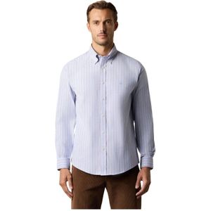 Brooks Brothers, Heren, Overhemden, Blauw, Maat: L Katoen,