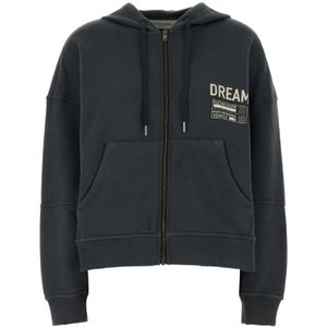 Golden Goose, Heren, Sweatshirts & Hoodies, Grijs, Maat: M Katoen,