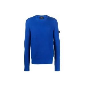 Peuterey Blauwe Sweaters voor Heren , Blue , Heren , Maat: L