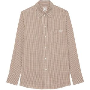 Ines de la Fressange Paris, Dames, Blouses & Shirts, Beige, Maat: L Katoen,