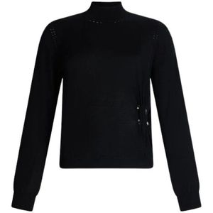 Liu Jo, Dames, Truien, Zwart, Maat: L Wol,