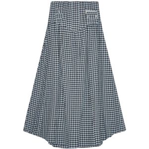 Ganni, Dames, Rokken, Blauw, Maat: S Katoen,