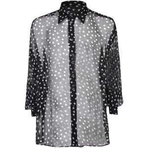 Dolce & Gabbana, Heren, Overhemden, Zwart, Maat: M