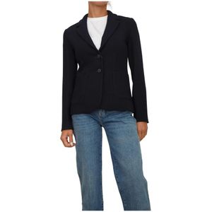 Marella, Dames, Jassen, Blauw, Maat: 3XL Viscose,