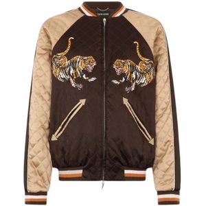 Roberto Cavalli, Heren, Jassen, Bruin, Maat: L
