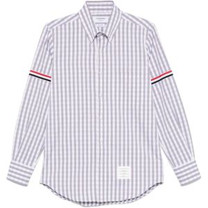 Thom Browne, Heren, Overhemden, Grijs, Maat: S