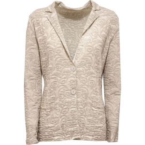 Kangra, Dames, Truien, Beige, Maat: L Leer,