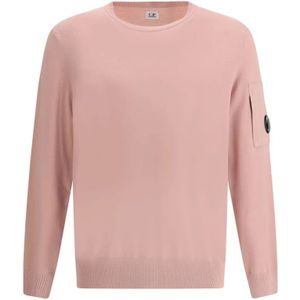 C.p. Company, Heren, Truien, Roze, Maat: M Katoen,