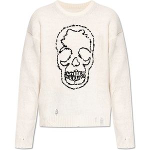 Zadig & Voltaire, Heren, Truien, Beige, Maat: M Wol,