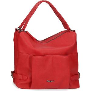 Pepe Jeans, Dames, Tassen, Rood, Maat: ONE Size