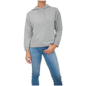 Marella, Dames, Sweatshirts & Hoodies, Grijs, Maat: S Wol,