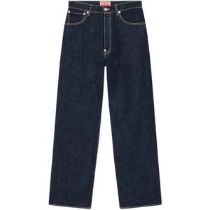Kenzo, Heren, Jeans, Blauw, Maat: W33 Katoen,