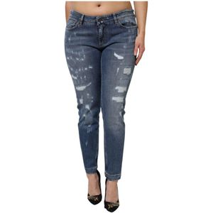 Dolce & Gabbana, Dames, Jeans, Blauw, Maat: L Denim,