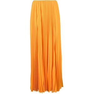 Patrizia Pepe, Dames, Rokken, Oranje, Maat: XS Poliester,