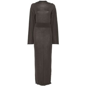 Rick Owens, Dames, Jurken, Grijs, Maat: M