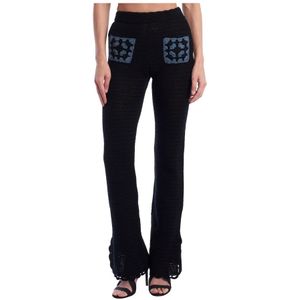 Zadig & Voltaire, Dames, Broeken, Zwart, Maat: XS Katoen,