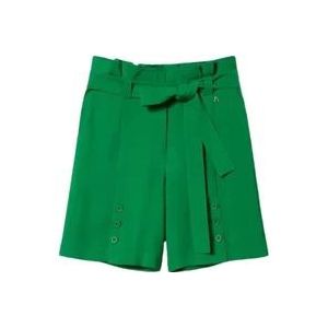 Twinset Short Shorts , Green , Dames , Maat: XS