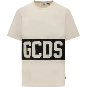 Gcds, Heren, Tops, Beige, Maat: L Katoen,