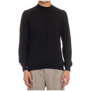 Barba, Heren, Truien, Zwart, Maat: M Wol,