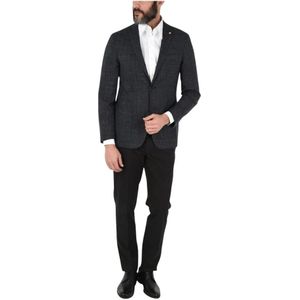 Corneliani, Heren, Pakken, Grijs, Maat: 2XL