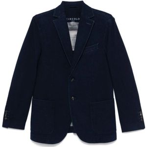 Circolo 1901 - Blauw - Blazer - Katoen - Heren