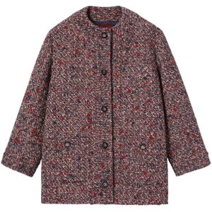 Gucci, Dames, Mantels, Blauw, Maat: XS Wol,