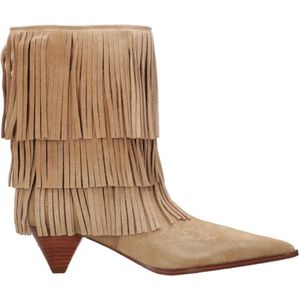 Michael Kors - Jayla - Enkellaarsjes - Bruin - Suède