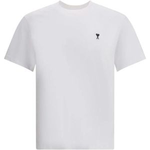 Ami Paris, Heren, Tops, Wit, Maat: 2XL Katoen,