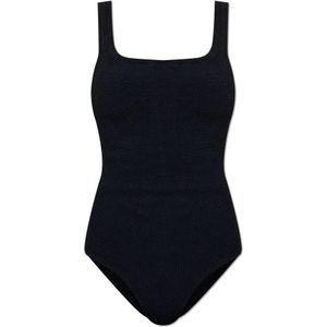 Hunza G, Dames, Badkleding, Zwart, Maat: ONE Size Polyamide,