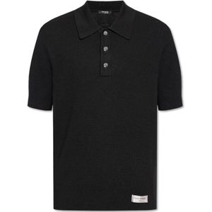 Balmain Wollen polo , Black , Heren , Maat: 2XL