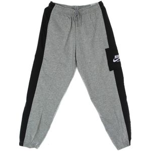 Nike, Dames, Broeken, Grijs, Maat: L Fleece,