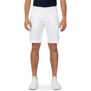 U.s. Polo Assn., Heren, Korte broeken, Wit, Maat: W38 Katoen,