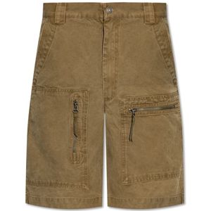 Isabel Marant, Heren, Korte broeken, Groen, Maat: W36 Katoen,