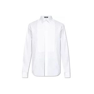 Versace Katoenen shirt , White , Heren , Maat: 2XL