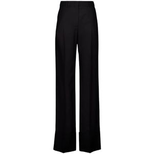 Valentino Garavani, Dames, Broeken, Zwart, Maat: XS Zijde,