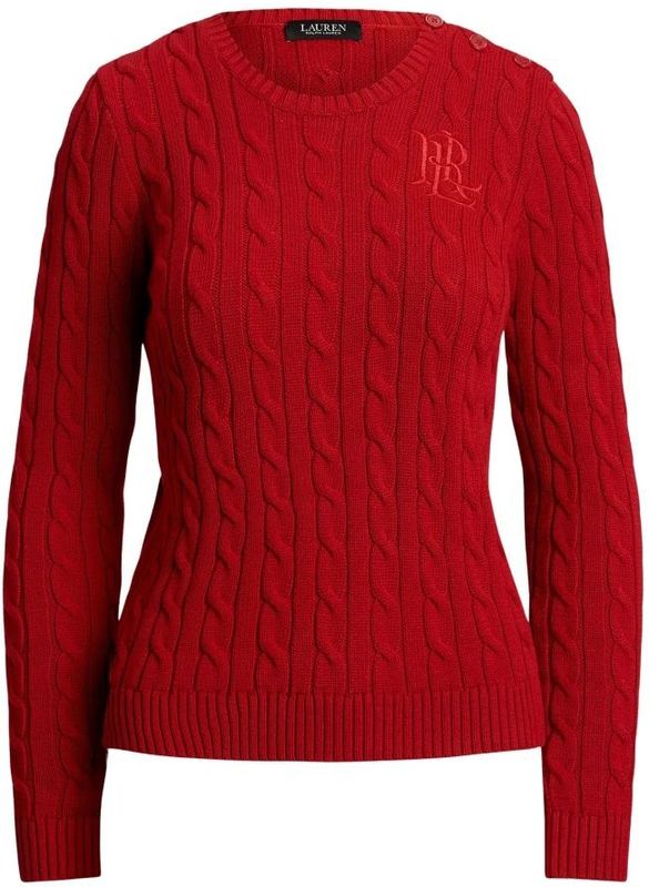 Ralph Lauren - Montiva Lange Mouw Pullover - Rood - Dames