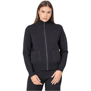 Kocca, Dames, Sweatshirts & Hoodies, Zwart, Maat: L Leer,