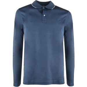 Paul & Shark, Heren, Tops, Blauw, Maat: L Katoen,