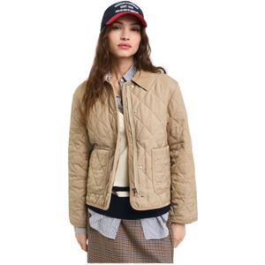 Gant, Dames, Jassen, Beige, Maat: XL Katoen,