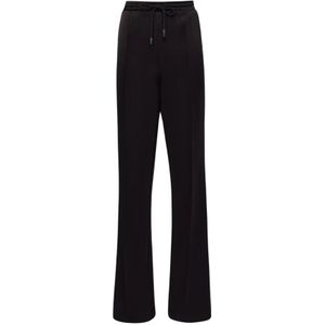 JW Anderson, Dames, Broeken, Zwart, Maat: 2XS Satijn,