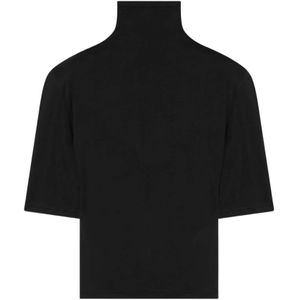 Jacquemus, Dames, Tops, Zwart, Maat: L Zijde,